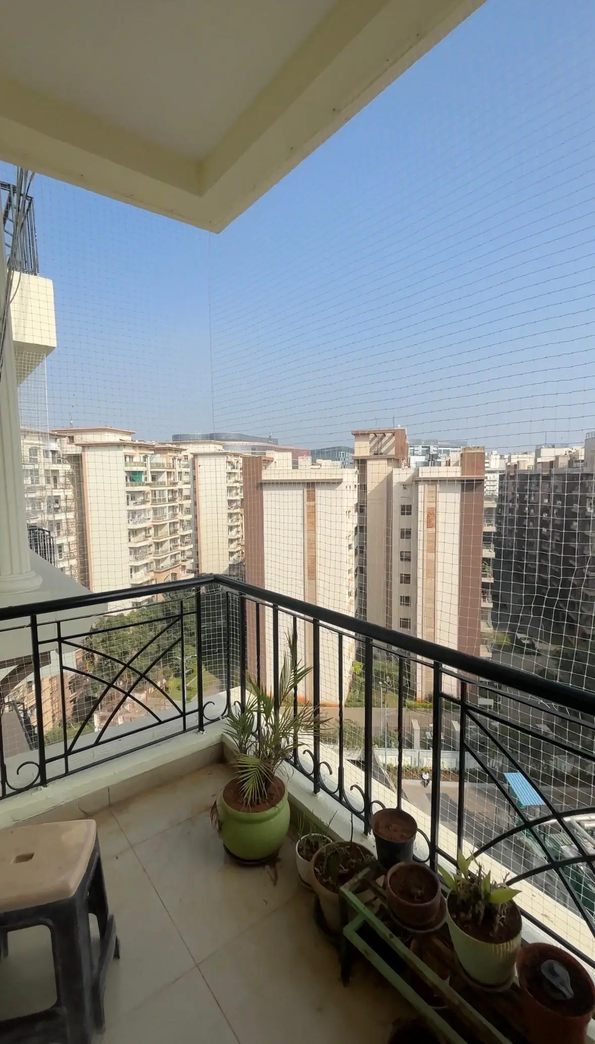Balcony safety net installation Bangalore - Swathi Safety Nets