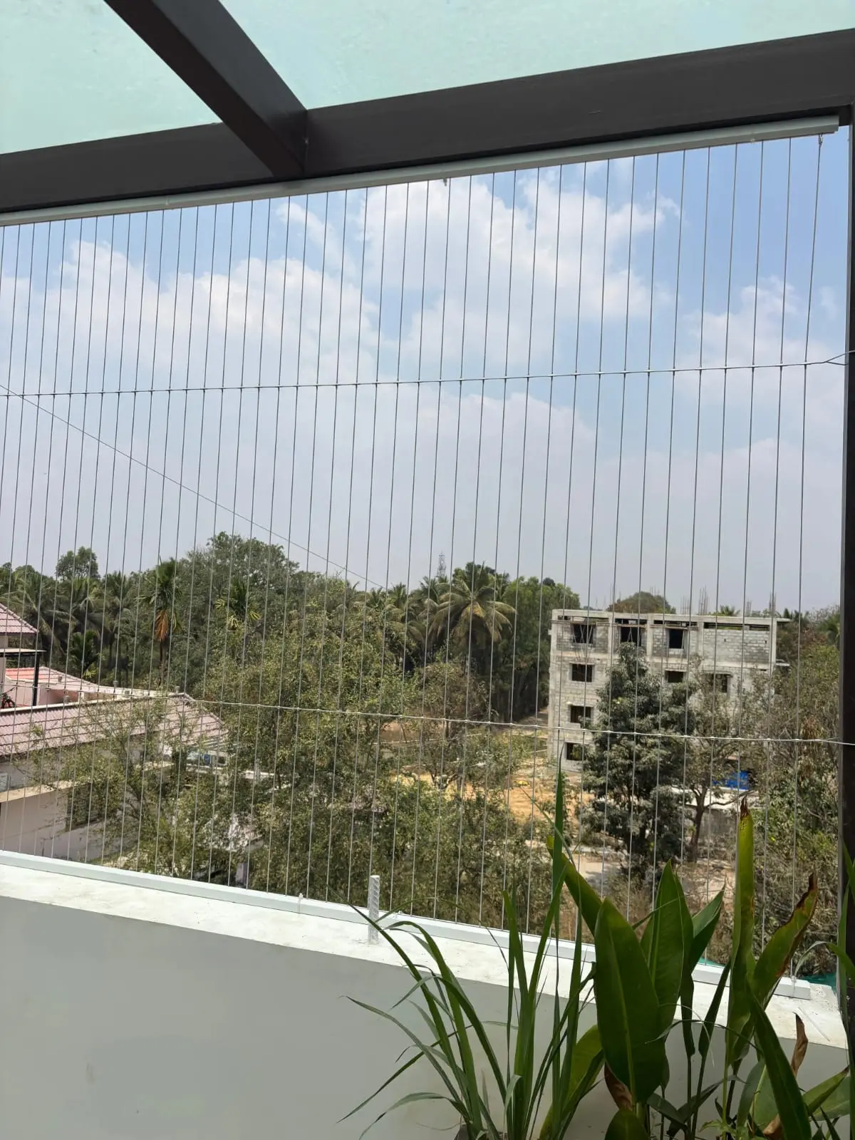 Invisible grill installation Bangalore - Swathi Safety Nets
